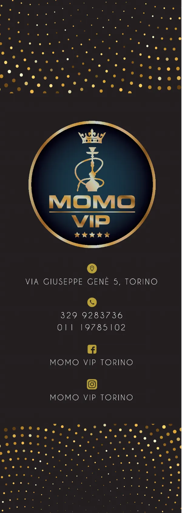 Listino online : Menu Momo Vip - MOMO CLUB - Tè & Narghilè - Torino